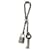Hermès Hermes Silver Padlock & Key Chain Scarf Ring Silvery  - view 1