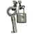 Hermès Hermes Silver Padlock & Key Chain Scarf Ring Silvery  - view 4