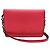 Borsa a tracolla in pelle rosa neon Burberry