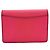 Borsa a tracolla in pelle rosa neon Burberry - vista 2