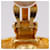 Orecchini a clip Chanel Coco Mark D'oro  - vista 14