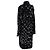Abito midi con collo alto in seta nera Marc Jacobs Nero