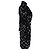 Abito midi con collo alto in seta nera Marc Jacobs Nero - vista 2