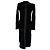 Abito midi in maglia waffle con zip Tom Ford in viscosa nera Nero