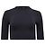 Sportmax Langarm-T-Shirt mit Rundhalsausschnitt aus schwarzer Polyamid - Ansicht 2