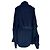 Roland Mouret Strickjacke aus Baumwolle in Navy Blue Marineblau - Ansicht 3