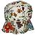 Gorra bucket de twill estampado Gucci en algodón con estampado floral - vista 2