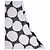 Abito midi a pois Oscar De La Renta in cotone bianco e nero - vista 11
