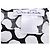 Abito midi a pois Oscar De La Renta in cotone bianco e nero - vista 4