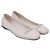 Ballerine Elme Jimmy Choo in pelle bianca Bianco - vista 3