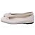 Ballerine Elme Jimmy Choo in pelle bianca Bianco - vista 4