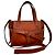 Mini Gate Tote Loewe in pelle marrone Rosso