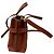 Mini Gate Tote Loewe in pelle marrone Rosso - vista 6