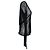 Leichter Acne Studios Cardigan aus schwarzer Wolle - Ansicht 2