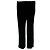 SportMax gerade Hose aus schwarzer Wolle
