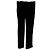 SportMax gerade Hose aus schwarzer Wolle - Ansicht 2