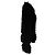 Roberto Cavalli Zip-Up Shearling-Jacke aus schwarzer Wolle - Ansicht 4