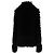 Roberto Cavalli Zip-Up Shearling-Jacke aus schwarzer Wolle - Ansicht 5