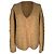 Polo Ralph Lauren V-Ausschnitt Strickpullover aus Camel-Wolle mit Zopfmuster Gelb Kamel