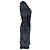 Mini abito Balmain con scollo a V a righe in viscosa blu Blu chiaro - vista 3