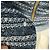 Mini abito Balmain con scollo a V a righe in viscosa blu Blu chiaro - vista 7