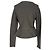 Herve Leger Zip-Up Peplum Blazer aus schwarzer Rayon - Ansicht 4
