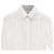 Camicia a Maniche Lunghe con Bottoni Brunello Cucinelli in Lino Bianco - vista 2
