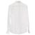 Camicia a Maniche Lunghe con Bottoni Brunello Cucinelli in Lino Bianco - vista 3