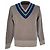 Polo Ralph Lauren V-Ausschnitt Pullover aus brauner Wolle