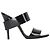 Alexander Wang High-Heel Mules aus schwarzem Lackleder