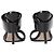 Alexander Wang High-Heel Mules aus schwarzem Lackleder - Ansicht 3