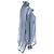 Autre Marque Top con botones estampado en seda azul claro Zimmermann