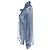 Autre Marque Top con botones estampado en seda azul claro Zimmermann - vista 3