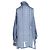 Autre Marque Top con botones estampado en seda azul claro Zimmermann - vista 4