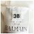 Camiseta de malha com decote em V e botões frontais Balmain em algodão bege Branco Cru - vista 6
