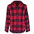 Polo Ralph Lauren Karo-Cardigan aus roter Wolle