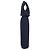 Tuta Theory con scollo a V in seta blu navy - vista 3