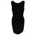 Mini abito bandage Herve Leger in rayon nero