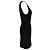 Mini abito bandage Herve Leger in rayon nero - vista 2