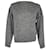 Maglione a girocollo Prada in lana vergine grigia Grigio  - vista 2
