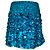 Maje Mini gonna con paillettes Aje Cherie in nylon azzurro Blu Blu chiaro