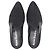 Mocassini a punta affusolata in scamosciato nero Acne Studios - vista 5