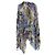 Camicia a maniche lunghe stampata Dolce & Gabbana multicolore in seta