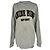 Sudadera de cuello redondo Anine Bing Sport en algodón gris