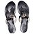 Sandali slide Versace Medusa Logo-Plaque in pelle nera Nero - vista 7