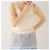 Autre Marque Top in nylon e poliestere trasparente con scollo a barca JANE SMITH Beige - vista 3