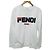 Fendi FILA Collaboration Logo Baumwoll-Sweatshirt Weiß