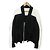 Sacai Cable Knit Docking Strickjacke Schwarz