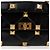 Valentino Borsa Tote e a Spalla in Pelle Grena Roman Stud Nera Nero - vista 2