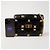Valentino Borsa Tote e a Spalla in Pelle Grena Roman Stud Nera Nero - vista 7